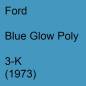 Preview: Ford, Blue Glow Poly, 3-K (1973).